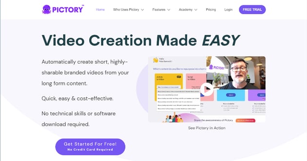 Pictory Website Thumbnail