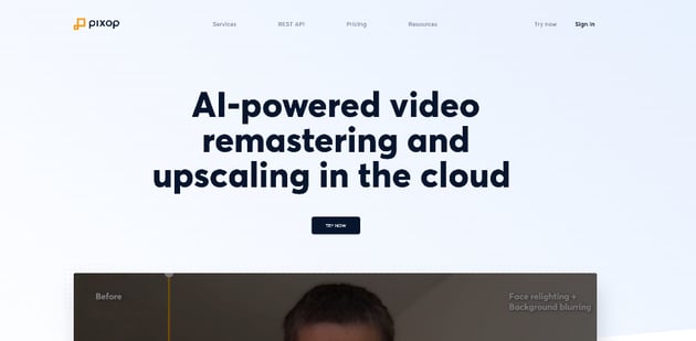 Pixop Website Thumbnail