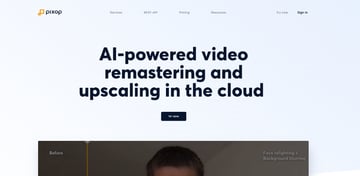 Pixop Website Thumbnail