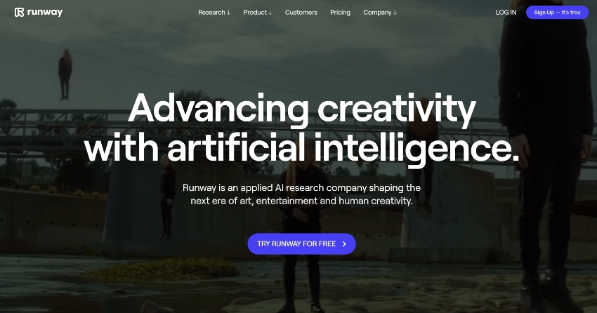 RunwayML Website Thumbnail