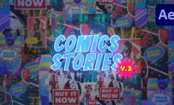 Comic Instagram Vertical Stories