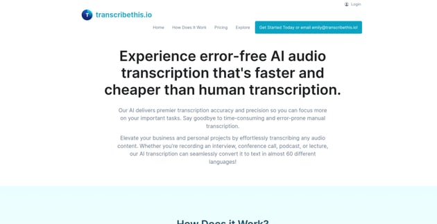 Transcribethis.io Website Thumbnail Image