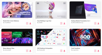 you'll find thousands of After Effects templates at Envato Elements