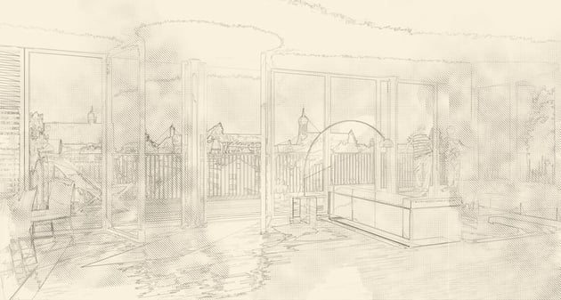 Architecture Drawing Photoshop Tutorial