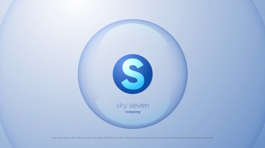 Clean logo animation After Effects