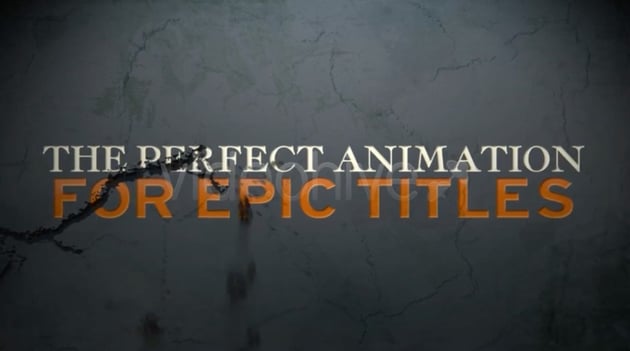 Cracks after Effects text animation
