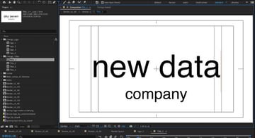 Customize logo animation template