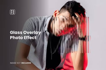 Glass Overlay Photo Effect
