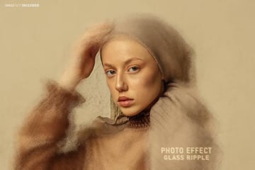 Glass Ripple Photo Effect