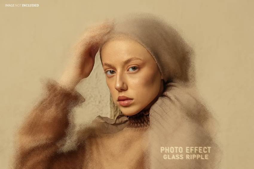 Glass Ripple Photo Effect