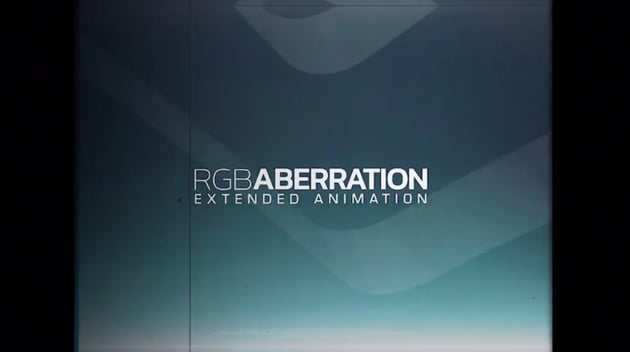 Glitch title After Effects text