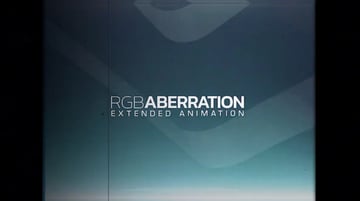 Glitch title After Effects text