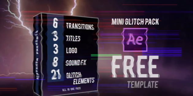 glitch title templates