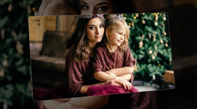 Slideshow photo animation template