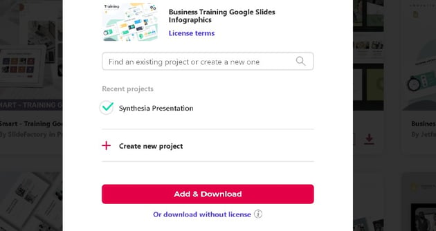 Image showing the 'Add & Download' process and button.