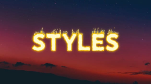 Text styles text animation After Effects