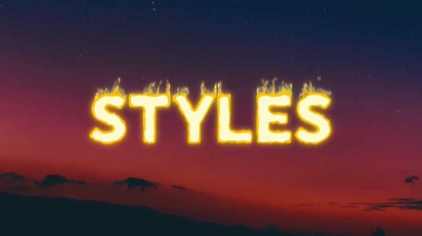 Text styles text animation After Effects