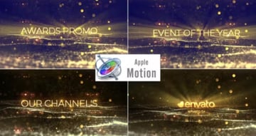 Award Show Titles - Apple Motion and FCPX Title Template