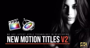 Motion Titles 4k - Title for Final Cut Pro