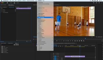 Premiere Pro video stabilization
