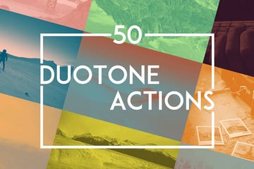 50 Duotone Overlay Effects