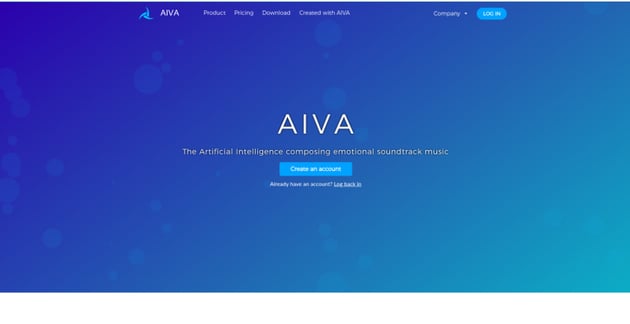 Aiva Ai Website Thumbnail