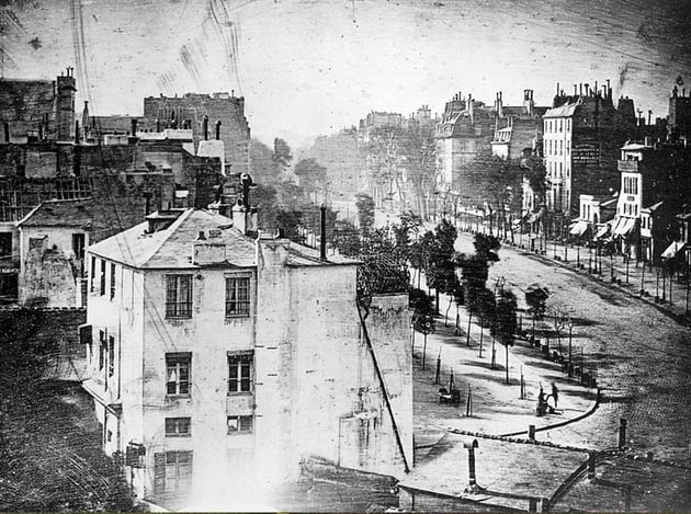Boulevard du Temple is by Louis Daguerre
