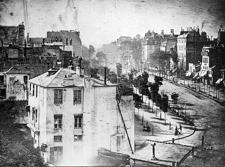 Boulevard du Temple is by Louis Daguerre