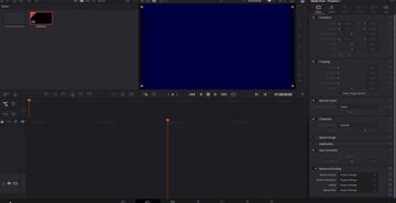 DaVinci Resolve Main Screen