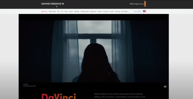 Davinci Resolve Website Thumbnail
