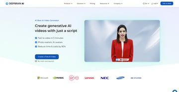 DeepBrain Website Thumbnail