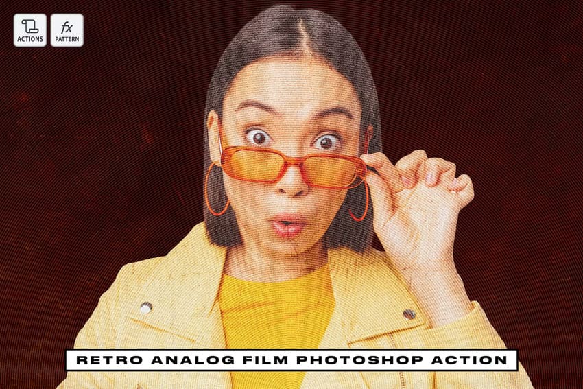 Retro Analog Film Photoshop Action