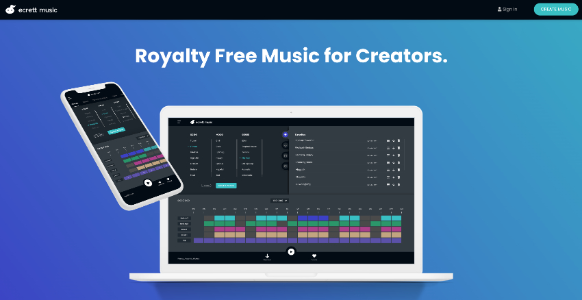 Ecrett Music Website Thumbnail