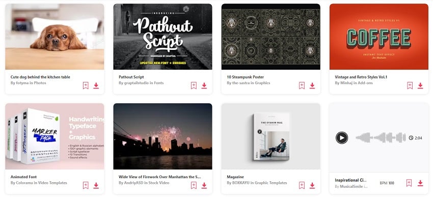 Envato Elements free assets