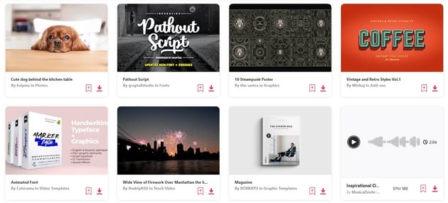 Envato Elements free assets