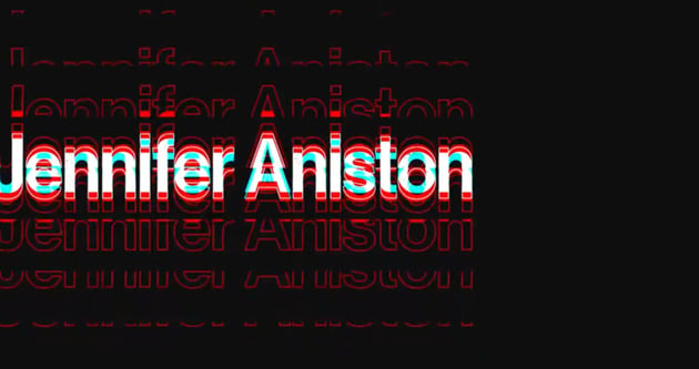 Colorful Glitch Text