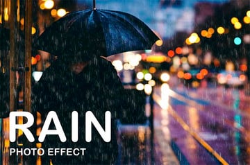 Rain Photo Overlay