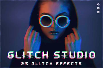 Glitch Effect Overlay