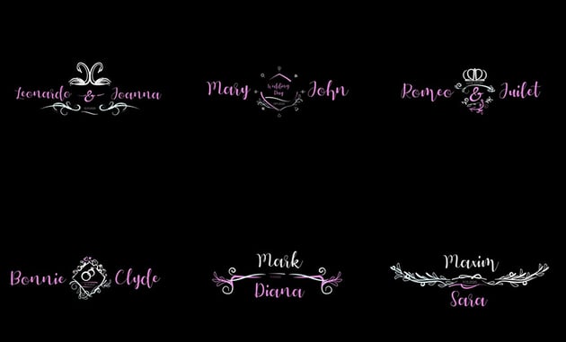 Wedding Titles