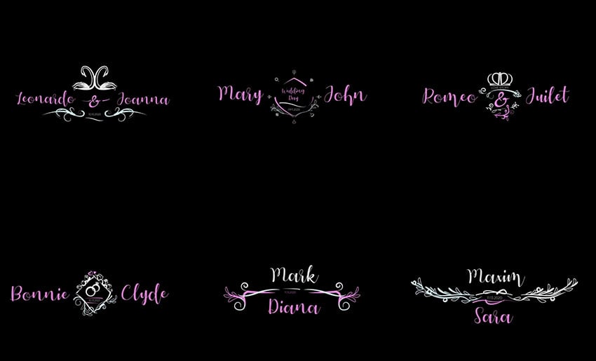 Wedding Titles