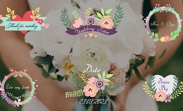 Wedding Romantic Titles for Premiere Pro