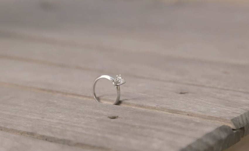 A Diamond Engagement Ring