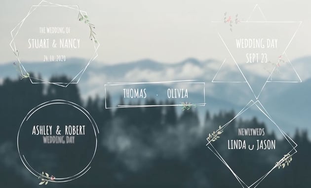 Wedding Titles V2