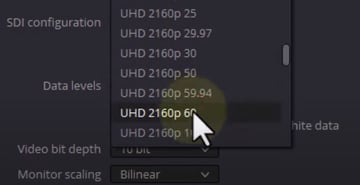 Set Preview Resolution