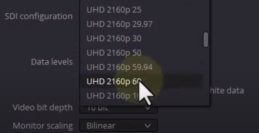 Set Preview Resolution