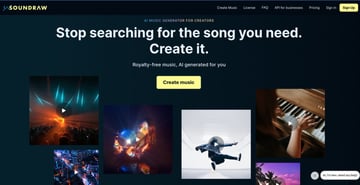 SounDraw Website Thumbnail