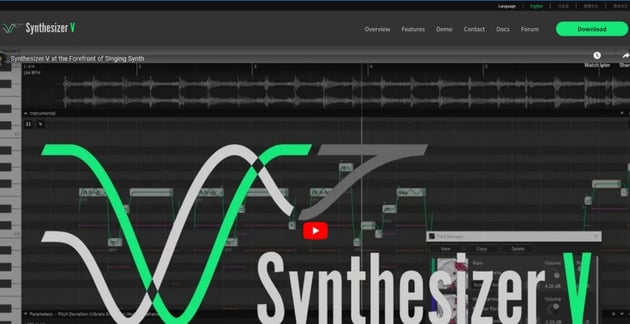 Synthesizer V Website Thumbnail