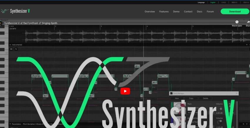 Synthesizer V Website Thumbnail