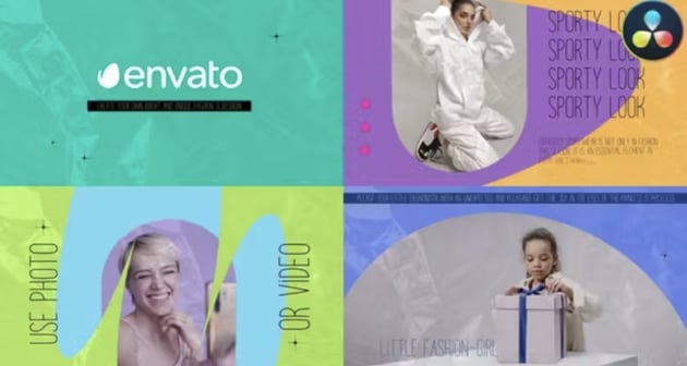 Fashion DaVinci Resolve Slideshow Template