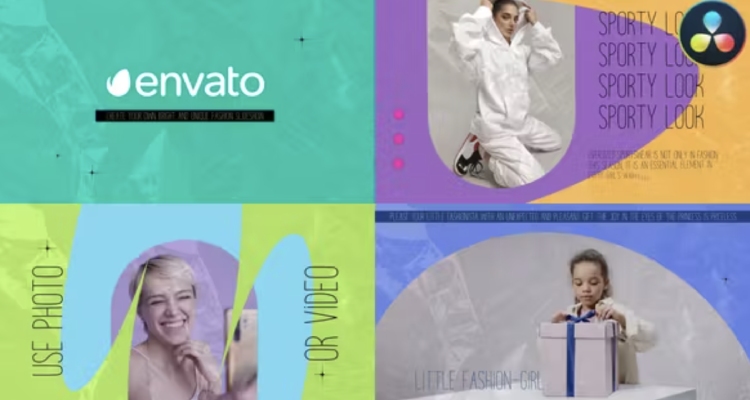 Fashion DaVinci Resolve Slideshow Template